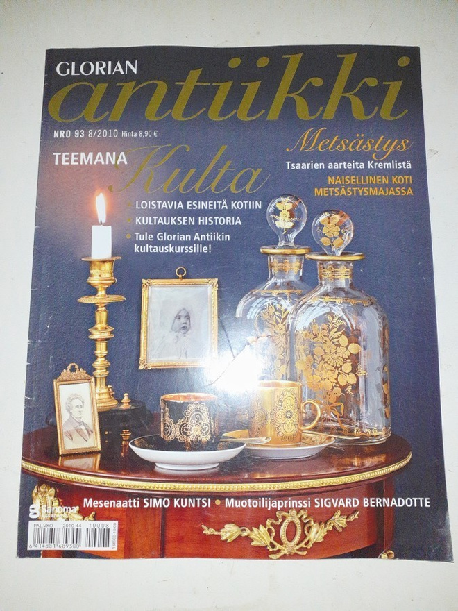 Glorian antiikki nro 93  8/2010