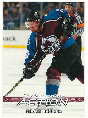03-04 In the Game Action #166 Milan Hejduk