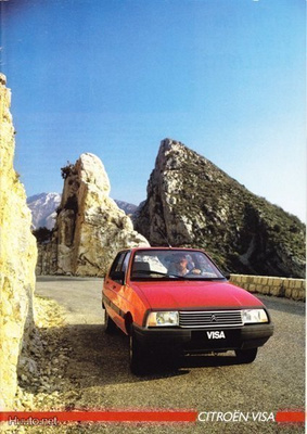 Citroen Visa -esite, 1985