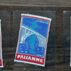 Päijänne Jyväskylä vintage kangasmerkki hieno - pikkukuva 1
