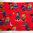 Retro lastenkangas 70-luvulta - värikäs 118 cm x 51 cm - pikkukuva 4