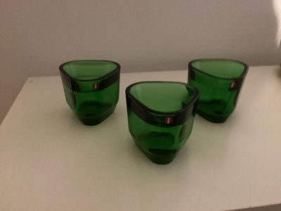 Iittala TRIS tuikkuastia vihreä 3 kpl