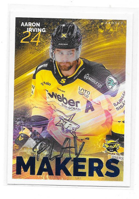 2022-23 CardSet Play Makers BLUE #11/15 Aaron Irving Saipa