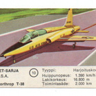 Purkkakuva FAZER JET-SARJA n:o 10 NORTHROP T-38 - pikkukuva 1