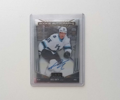24-25 O-Pee-Chee Platinum Aku Räty Rookie Signature