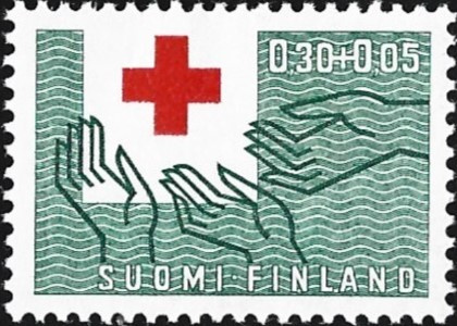 1963 Punainen Risti 0,30 + 0,05 mk **  LaPe 570