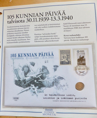 VANHA Rahakirje Talvisota 70 v 25 p 1939