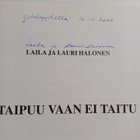 Laila Halonen : Taipuu vaan ei taitu : Joensuun Kataja 19... - pikkukuva 2