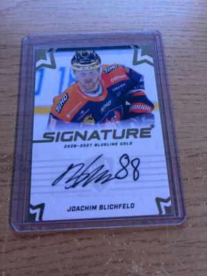 Joachim Blichfeld Tappara Gold signature blueline 26-27