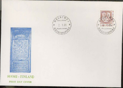 1981 M975 1,00 mk  FDC