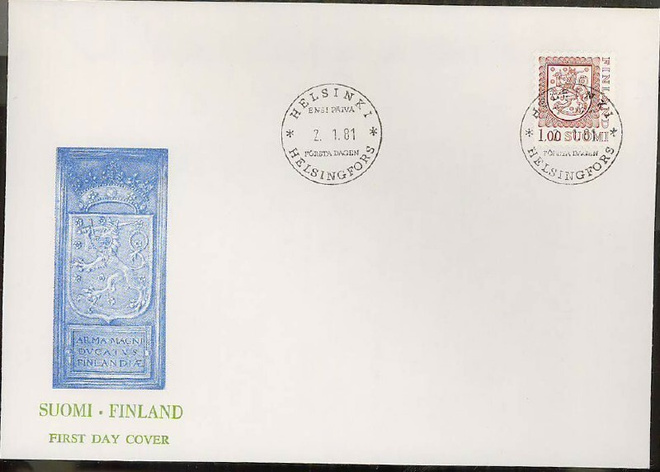 1981 M975 1,00 mk  FDC