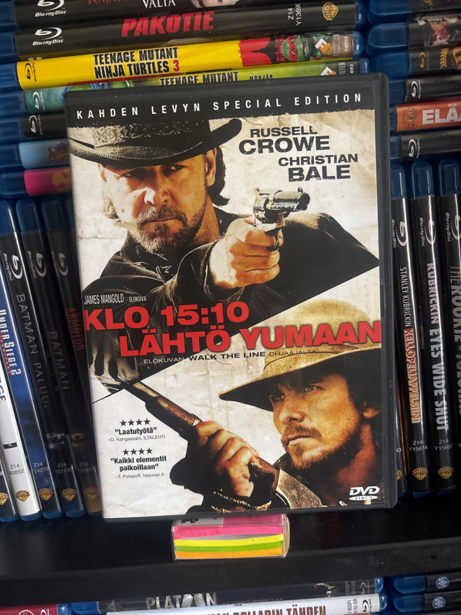 Klo 15:10 lähtö Yumaan (2007) Russel Crowe