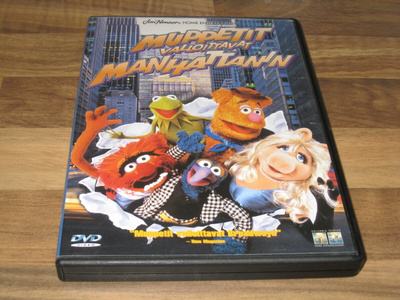 Muppetit Valloittavat manhattanin dvd
