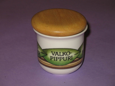 Arabia: Vanha MAUSTEPURKKI; VALKOPIPPURI
