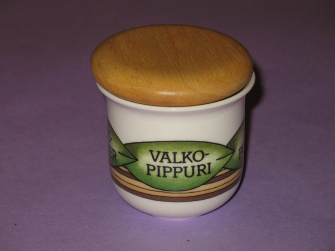 Arabia: Vanha MAUSTEPURKKI; VALKOPIPPURI