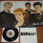 7" BLUE ZOO - Forgive and forget - single 1983 NM + juliste - pikkukuva 2