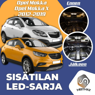Opel Mokka Sisätilan LED-sarja 12-osainen