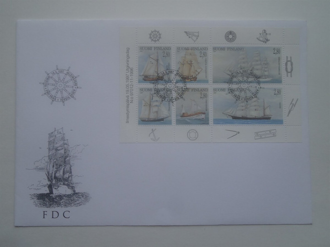 PURJELAIVAT - ENSIPÄIVÄKUORI ( FDC )