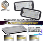 Fiat 500 LED rekisterikilven valot — kirkkaan va - pikkukuva 2