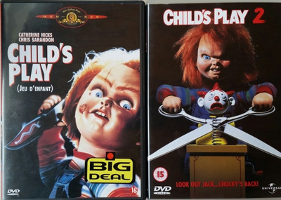 Child's play 1 ja 2 -DVD