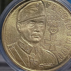 Mannerheim Kullanvärinen mitali. Halkaisija noin 37 mm. - pikkukuva 1