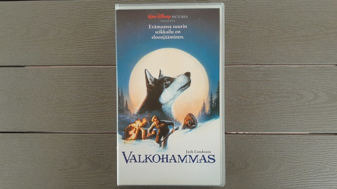 VHS: Jack Londonin Valkohammas (Ethan Hawke 1991/?)