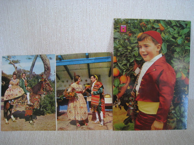 pk 2 kpl Valencia Espanja kulkematon vintage