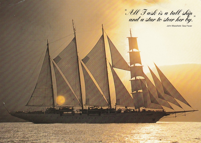 LAIVAKORTTI - PURJEALUS STAR CLIPPERS