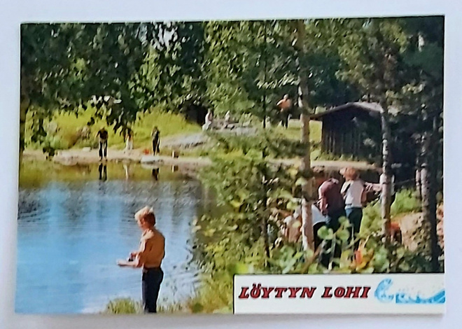 "LÖYTYNLOHI-PIELAVESI"-KULKEMATON POSTIKORTTI