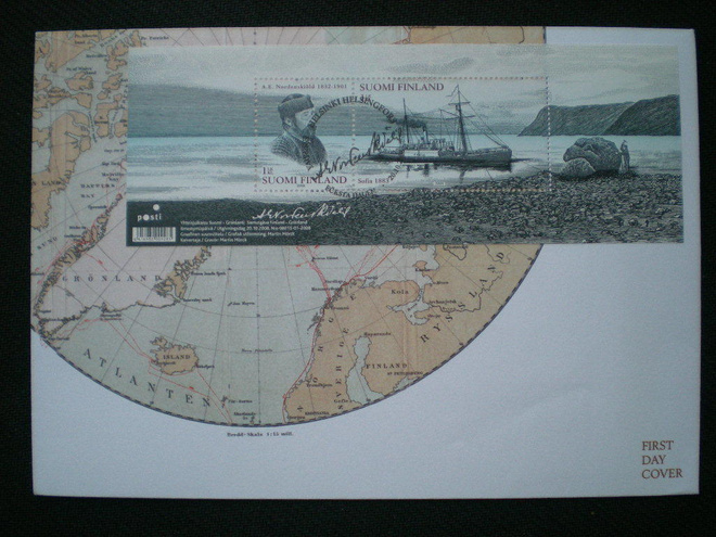 FDC Adolf Nordenskiöld 20.10.2008 - LaPe BL54