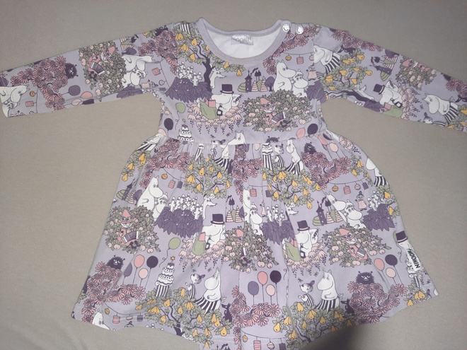 Muumi Juhlahetki mekko koko 86cm
