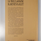 Emmanuel Le Roy Ladurie : Karnevaalit : kynttelinpäivästä... - pikkukuva 2