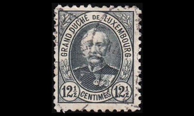 Luxemburg 58C o Suurherttua Adolf 12½ C (11) (1891)