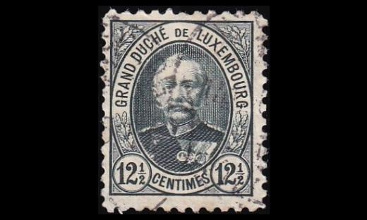 Luxemburg 58C o Suurherttua Adolf 12½ C (11) (1891)