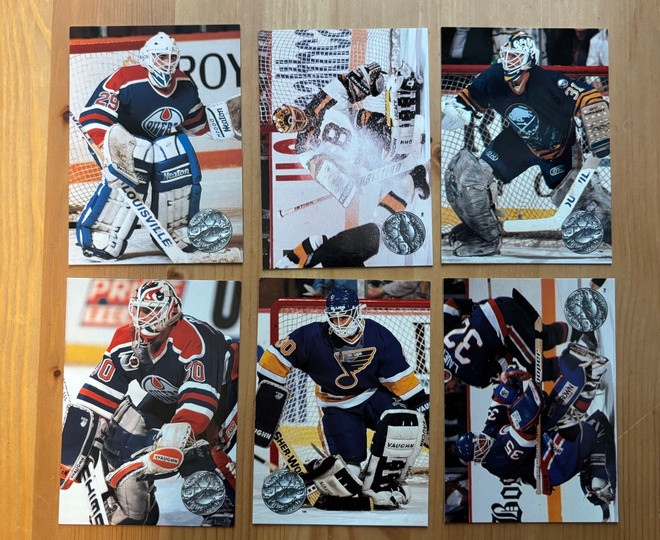 1991-92 Pro Set Platinum: 6 maalivahtia