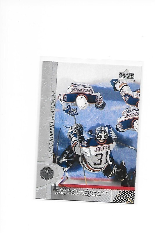 1996-97 Upper Deck #256 Curtis Joseph Edmonton Oilers MV