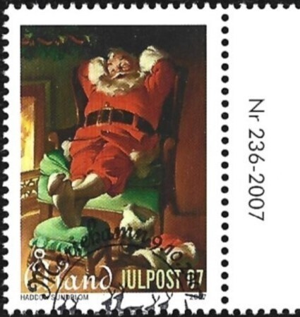 Ål 2007  Joulu  Julpost 07  välilöpari numero EPL LaPe 286