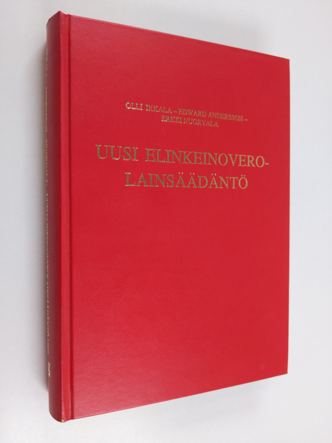 Olli Ikkala : Uusi elinkeinoverolainsäädäntö 1989