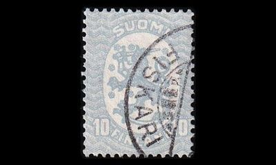 98 o M-17 10p sininen Fiskari (1921)