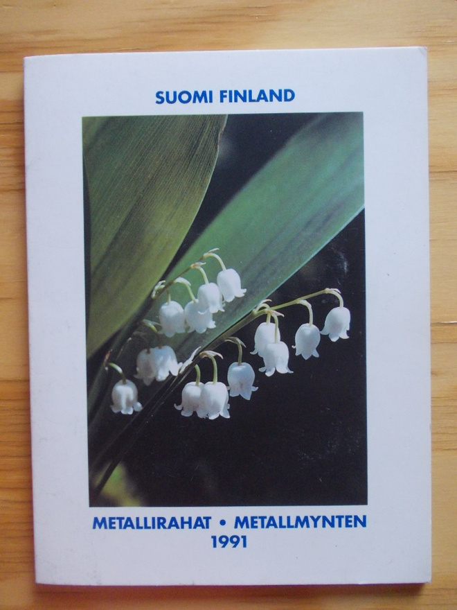 Suomi Finland Metallirahat, 1991
