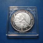 Kuuba 10 pesoa hopea olympiaraha Peking - 2006 PROOF - pikkukuva 1