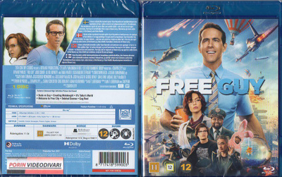 Free Guy (82 248) UUSI -FI- BLU-RAY nordic, ryan reynolds 2