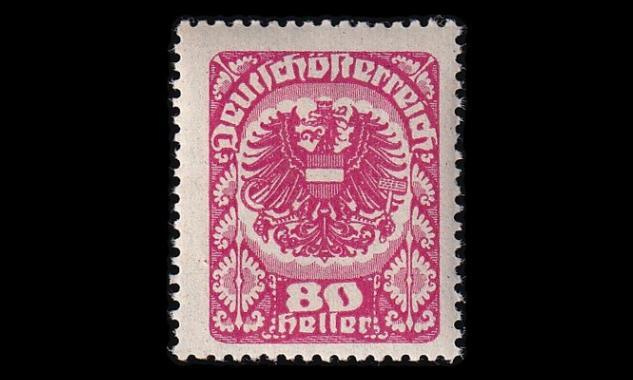 Itävalta 312xa ** Vaakuna 80 H rosa (1920)