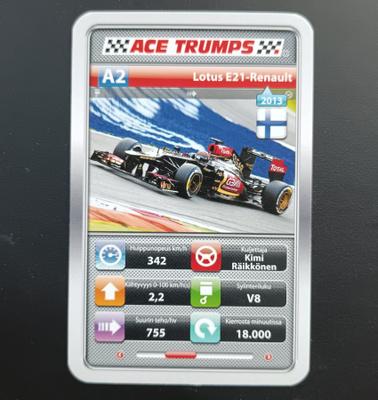 2014 Ace Trumps Kimi Räikkönen