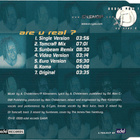 E-Cyas • Are You Real? CD Maxi-Single - pikkukuva 2