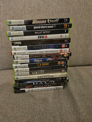 20 kpl Xbox 360 ja Xbox pelejä