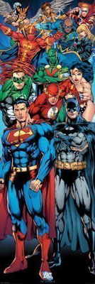 DC COMICS - JUSTICE LEAGUE OF AMERICA UUSI JULISTE +