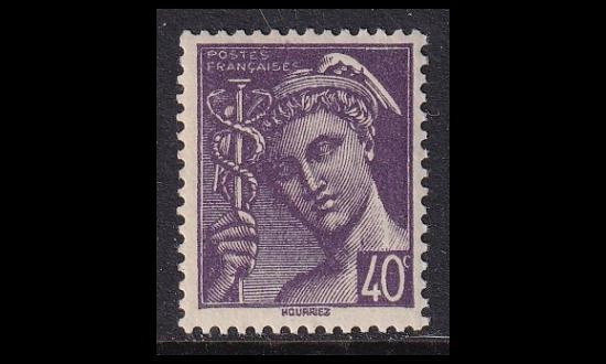 Ranska 559 ** Käyttösarja Mercur 40 C (1942)