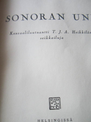 Penttilä: Sonoran uni,