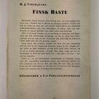 H. J. Viherjuuri : Finsk bastu - pikkukuva 2
